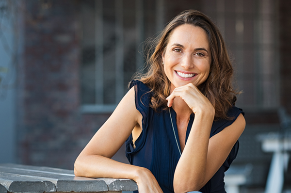 Portrait of beautiful mature woman